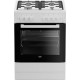 CUCINA 60CM 4F/GAS F.EL MULTIFUNZIONE BIANCO