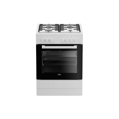 CUCINA 60CM 4F/GAS F.EL MULTIFUNZIONE BIANCO