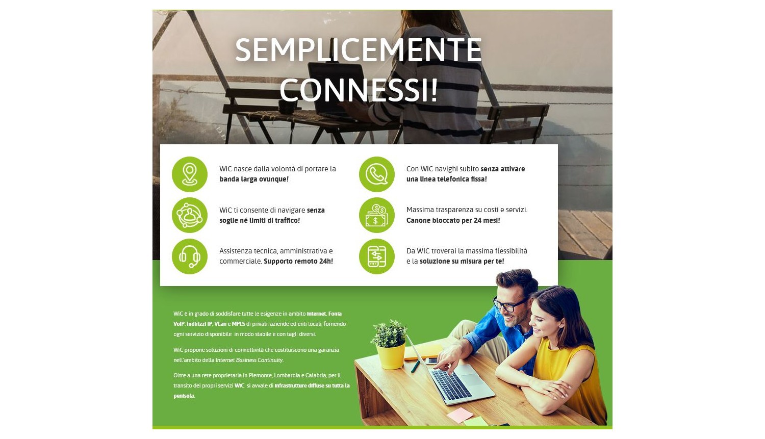 WIC Connessione Internet